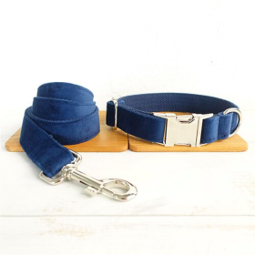Bow pet collar large and small pet traction collar dog chain (Option: Collar plus Leash-XL)